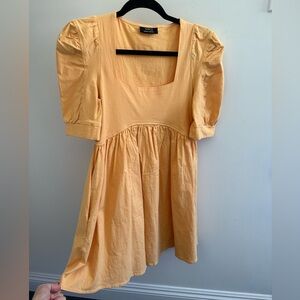 Vici Square Neck Babydoll Dress